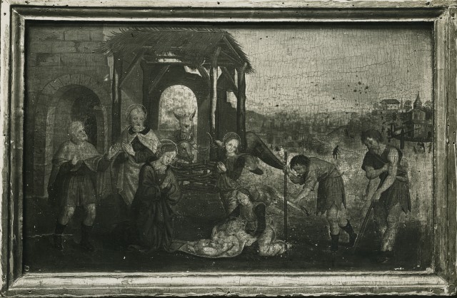 Carboni, Carlo — Berto di Giovanni - sec. XVI - Adorazione dei pastori — insieme